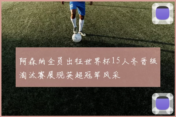 阿森纳全员出征世界杯15人齐晋级淘汰赛展现英超冠军风采